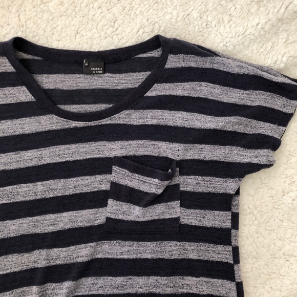 Urban Outfitters Vintage Short Sleeve Striped Top - Picture 2 of 7